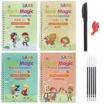 Set of 4 books for children, pen with 5 reserves included, model S4C03
